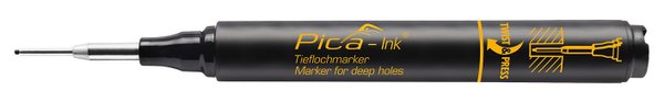 Pica-Ink Tieflochmarker Schwarz 150/46