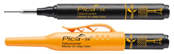 Pica-Ink Tieflochmarker Schwarz 150/46